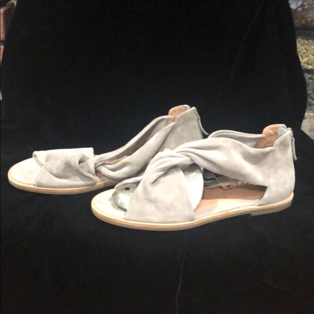 Caslon Gray Suede Sandals